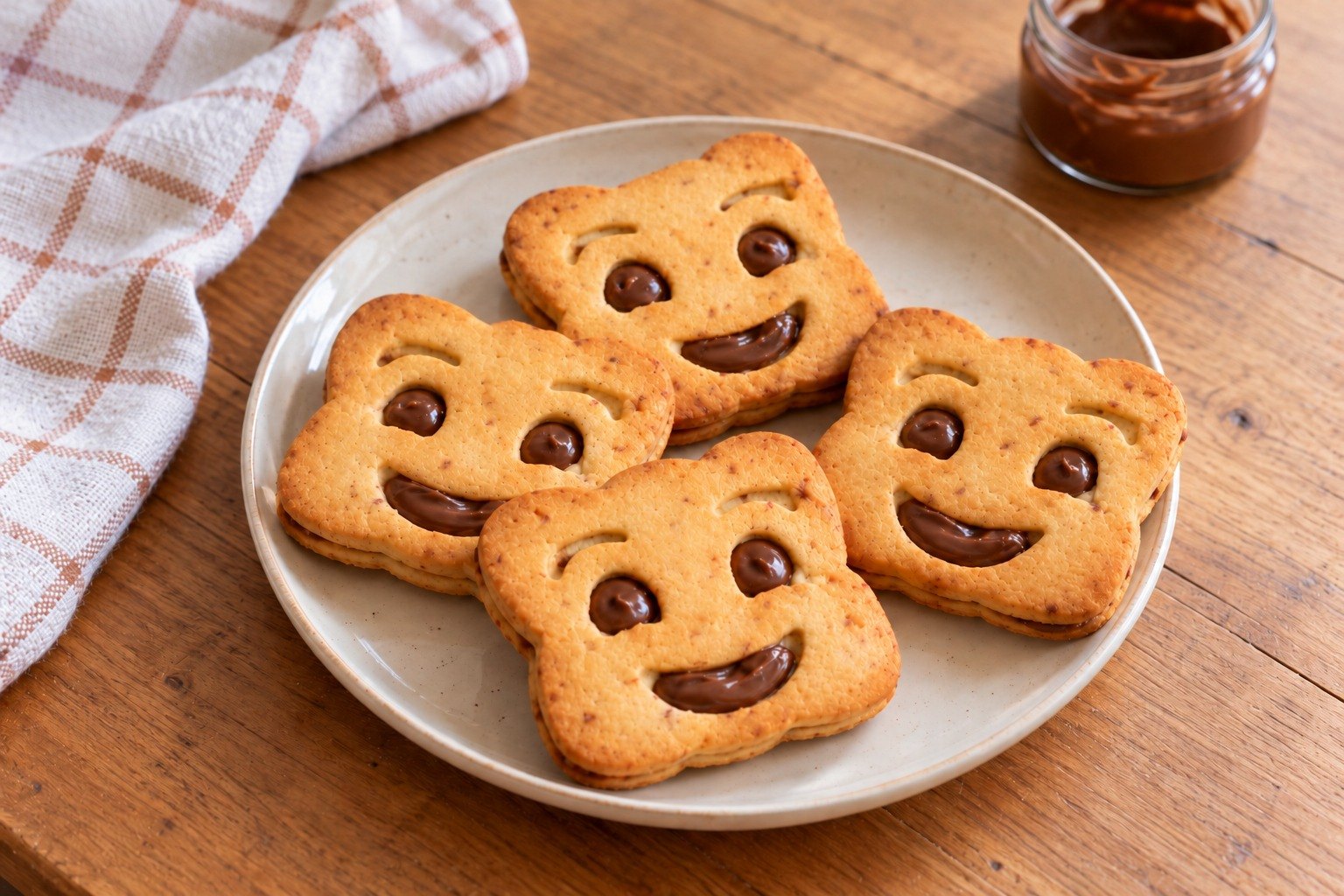 Homemade BN-style chocolate biscuits