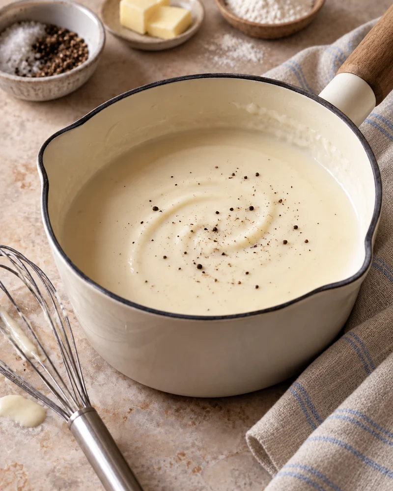 Homemade béchamel