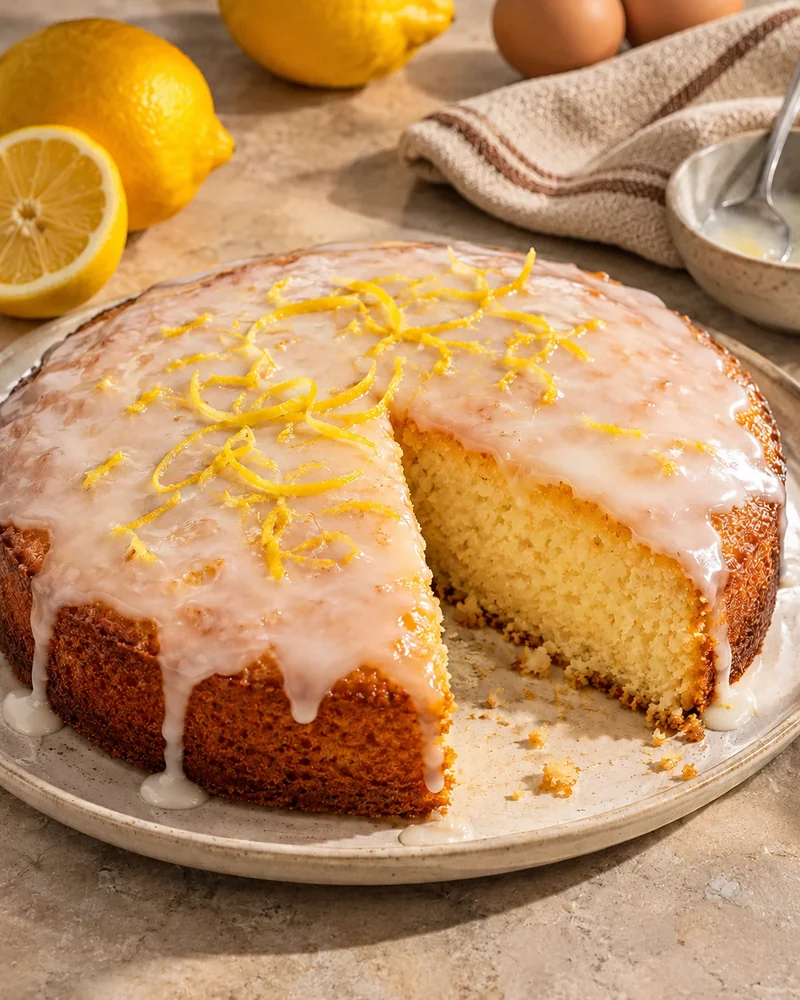 Soft lemon cake