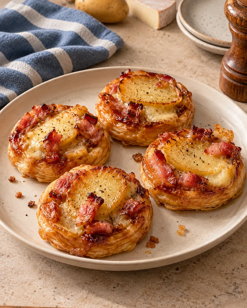 Mini tartiflette tatins