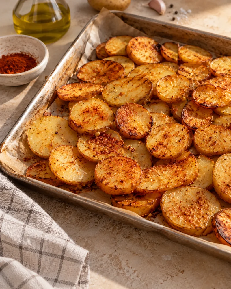 Crispy paprika potatoes