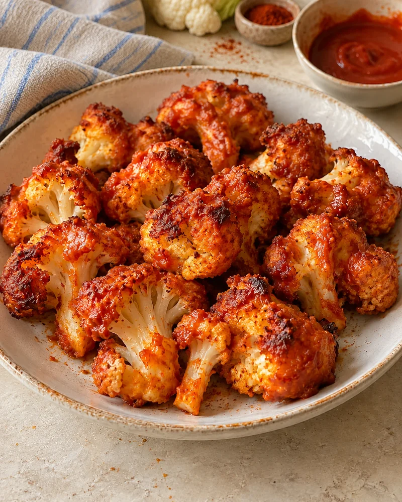 Spicy cauliflower nuggets