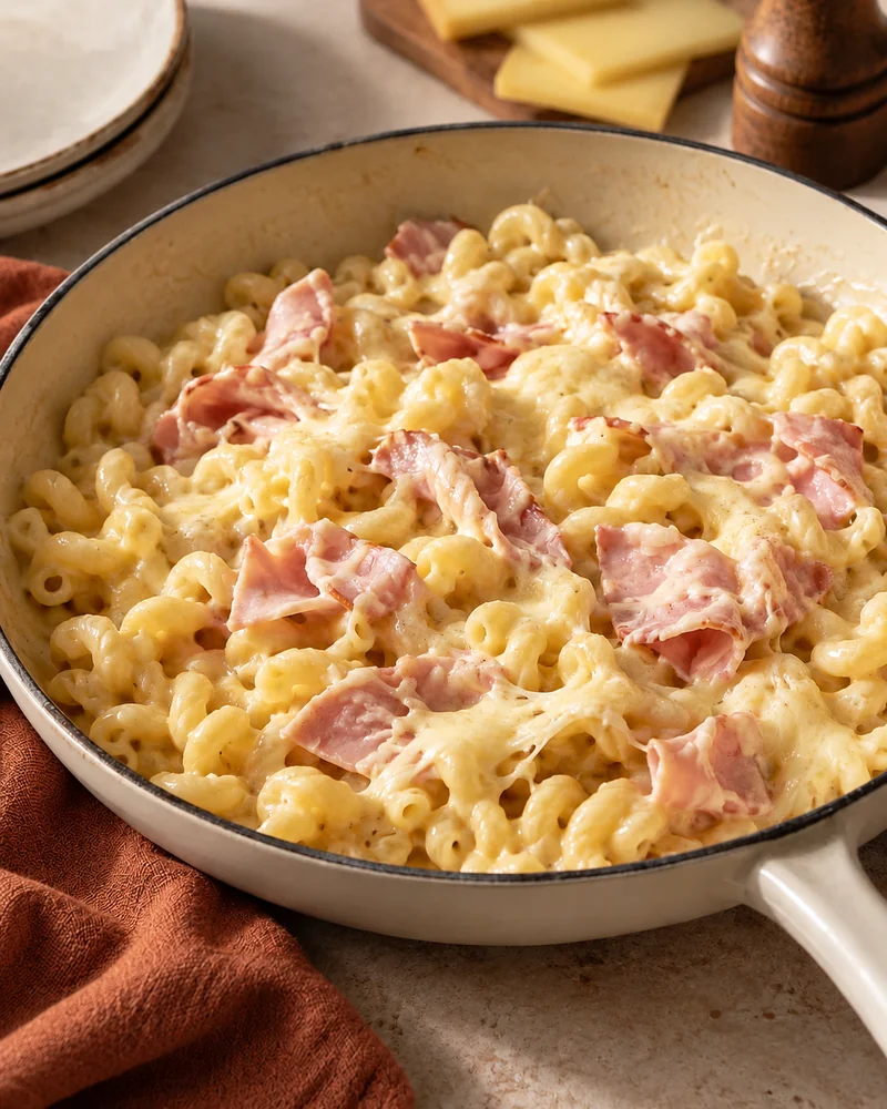 One-pan raclette pasta