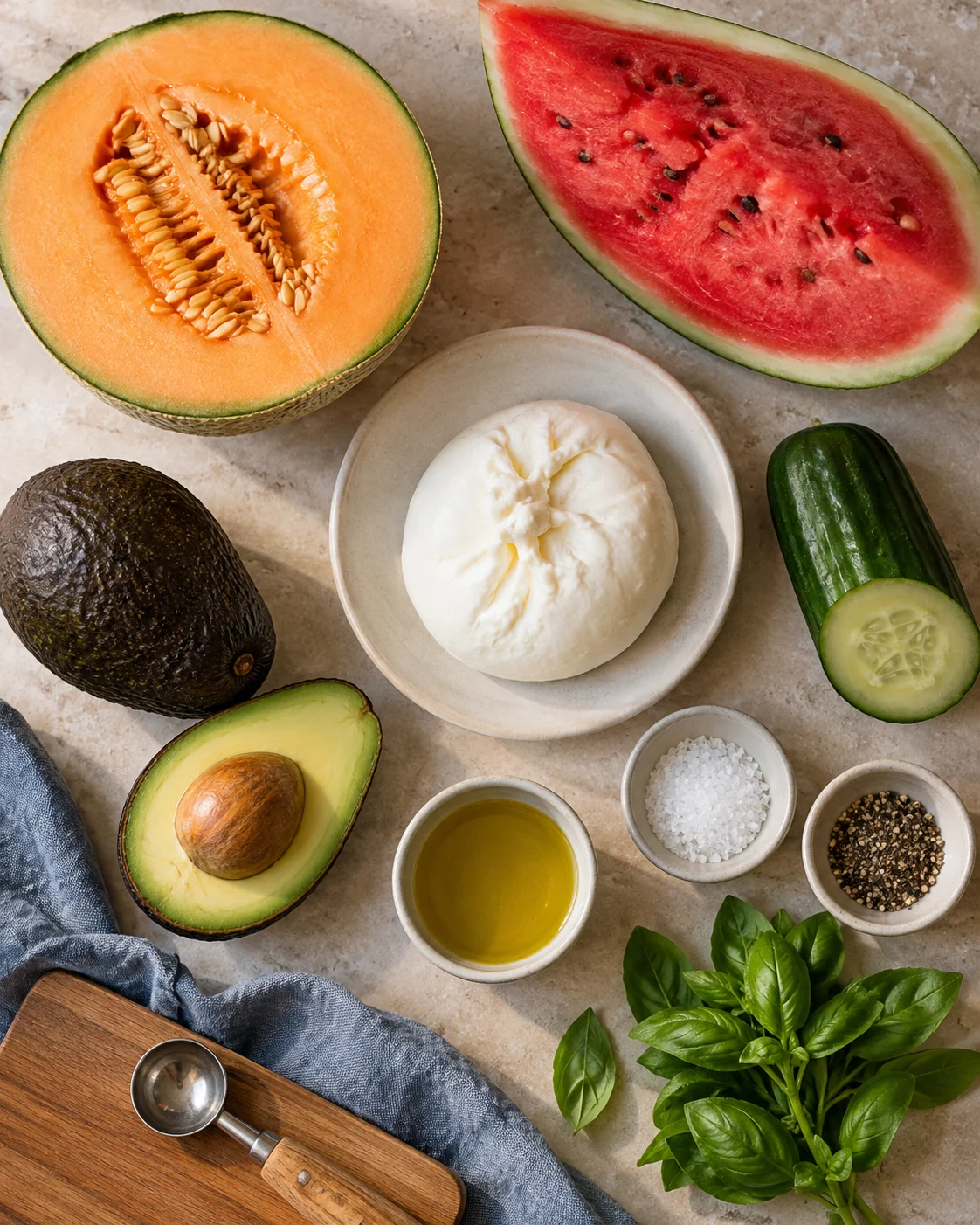 Ingredients for Summer salad